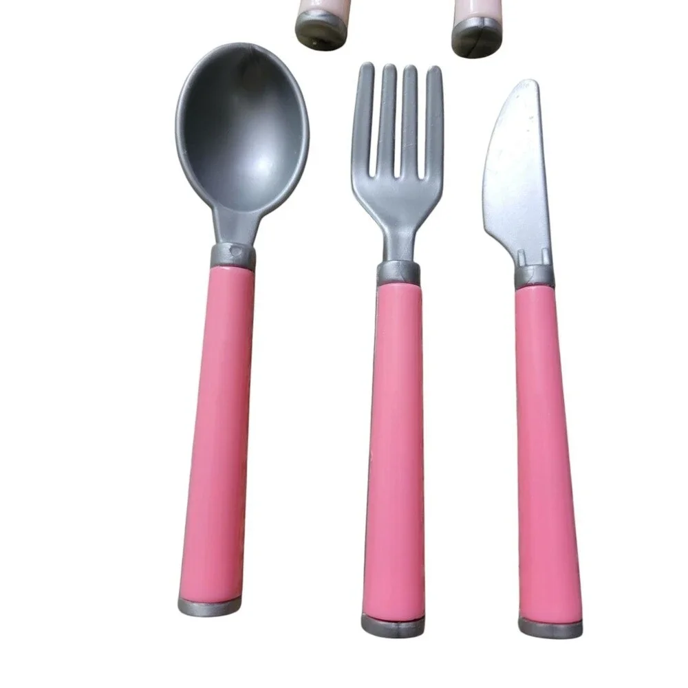 Lot Of 11 Pretend Play Kids Toy Silverware Utensils